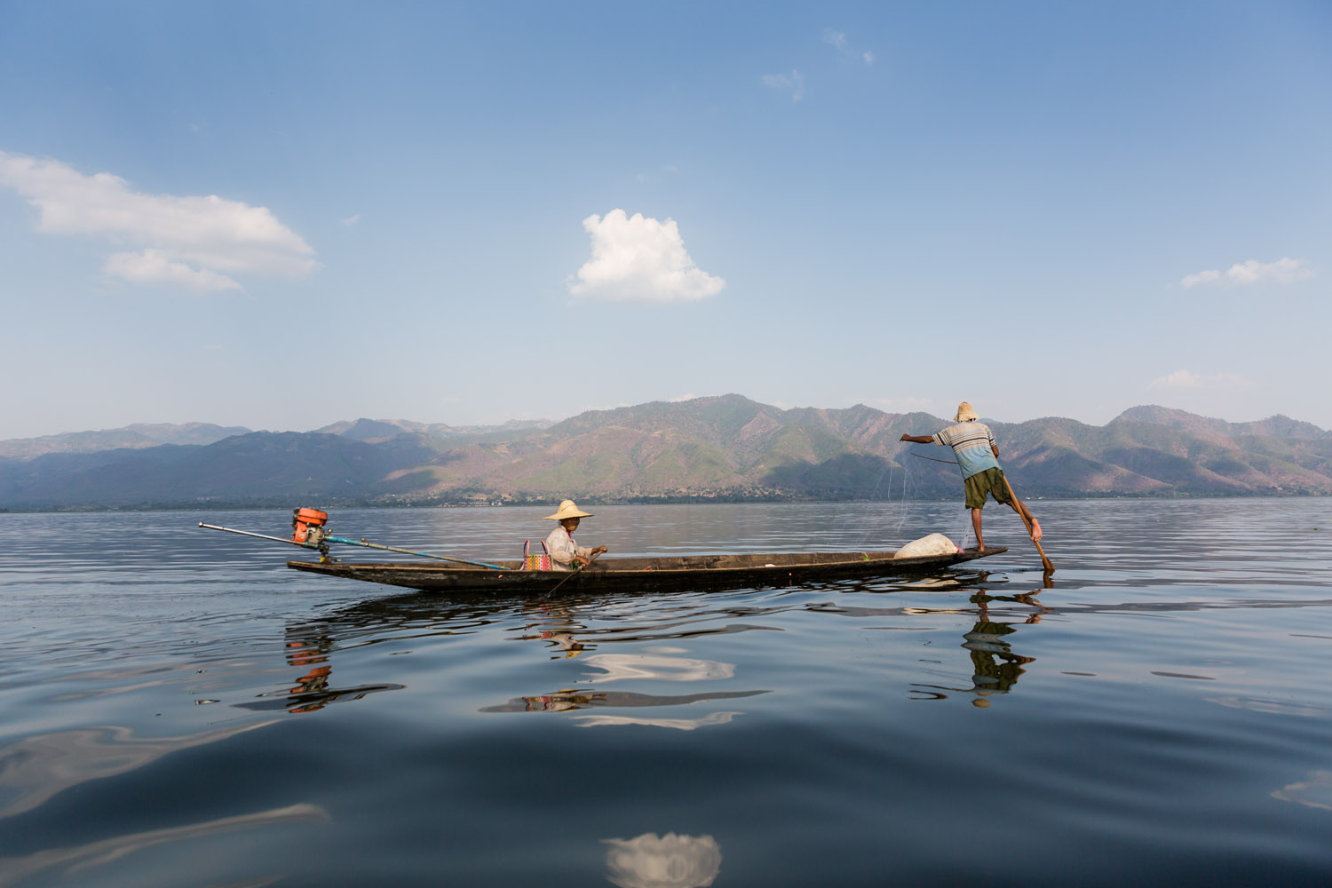 Fisherman in Burma